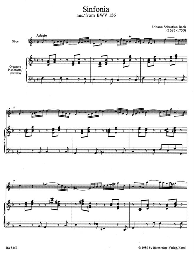 Oboe Solos From Cantatas